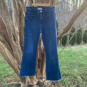 Madewell Flea Market Flare Raw Hem Jeans